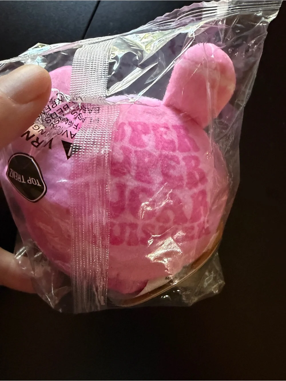 New Squishy Top Trenz Super Duper Sugar Squisher Plush Gigi Frog Rare PINK Toy